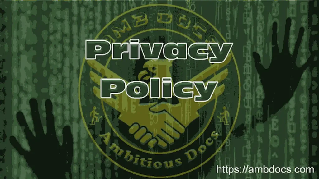 privacy policy of amb docs, the Best online Service provider in Telecom (OSP, Aerial, underground), Digital(Website Designing, SEO, Optimization), Staffing, etc.